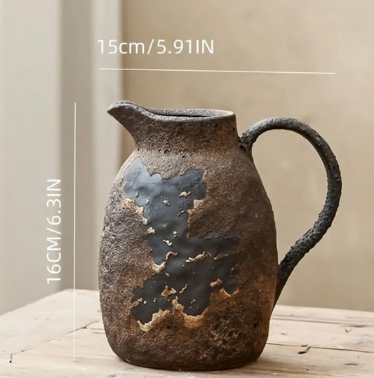 "Handmade Rustic Ceramic Vases - Unique Artisanal Decor