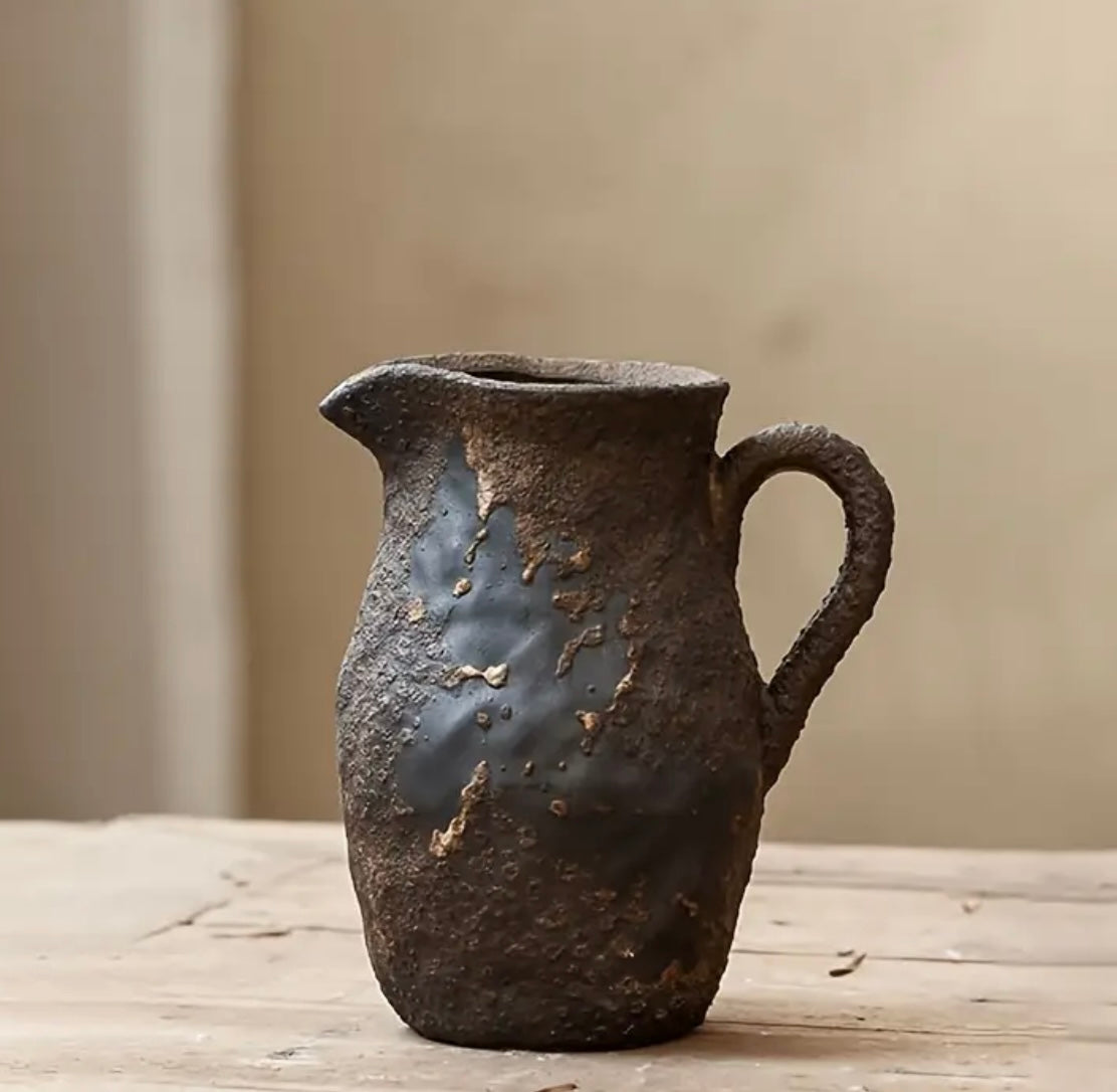 "Handmade Rustic Ceramic Vases - Unique Artisanal Decor
