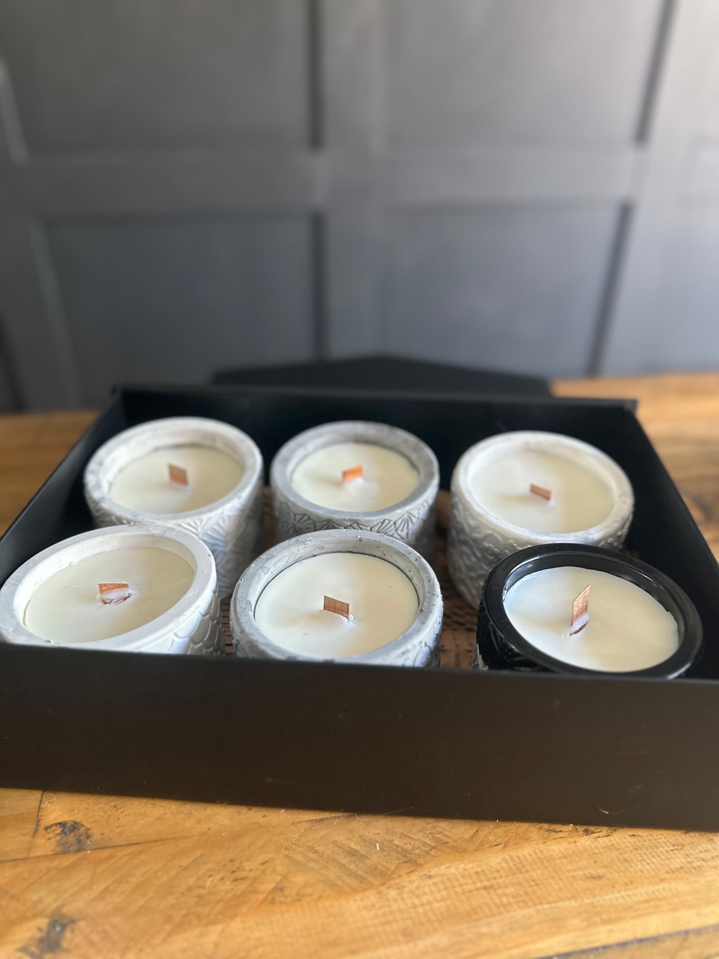 Luxury 6 Candle Gift Box – Strongest Scented Ceramic Jar Candles