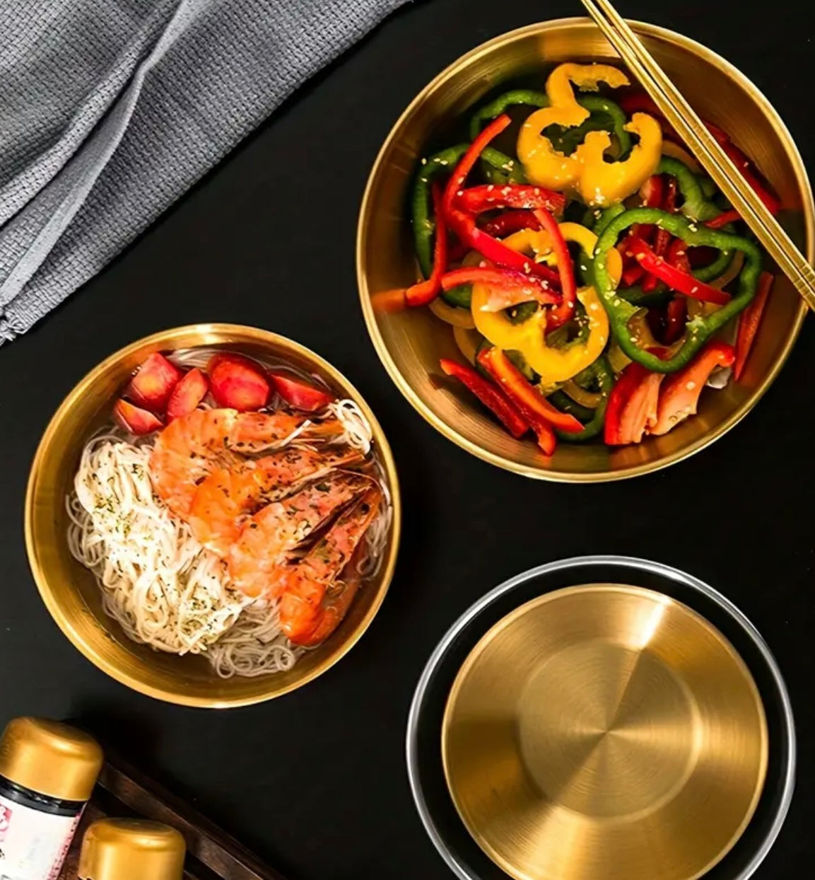 Set of 3 kitchen bowls set