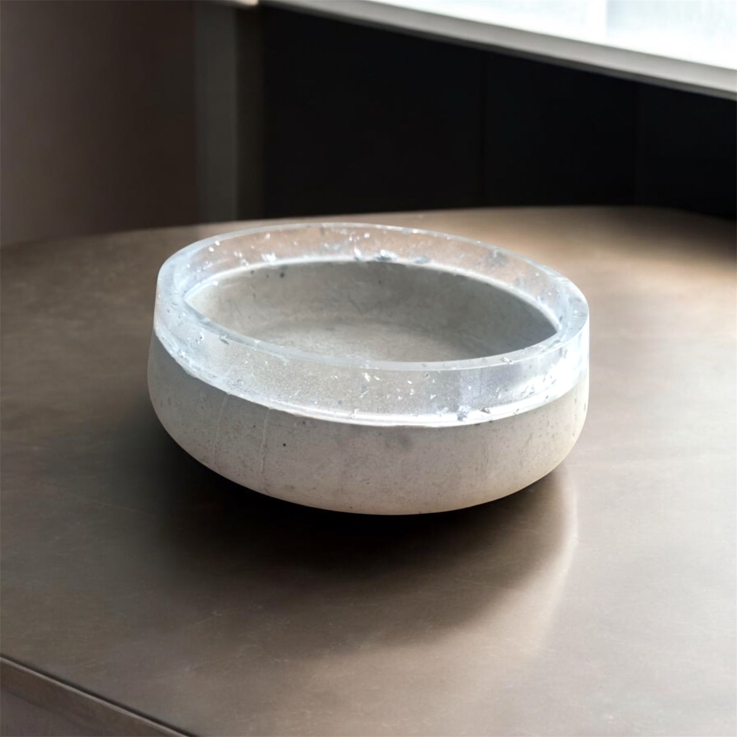 Concrete and Resin centrepiece bowl