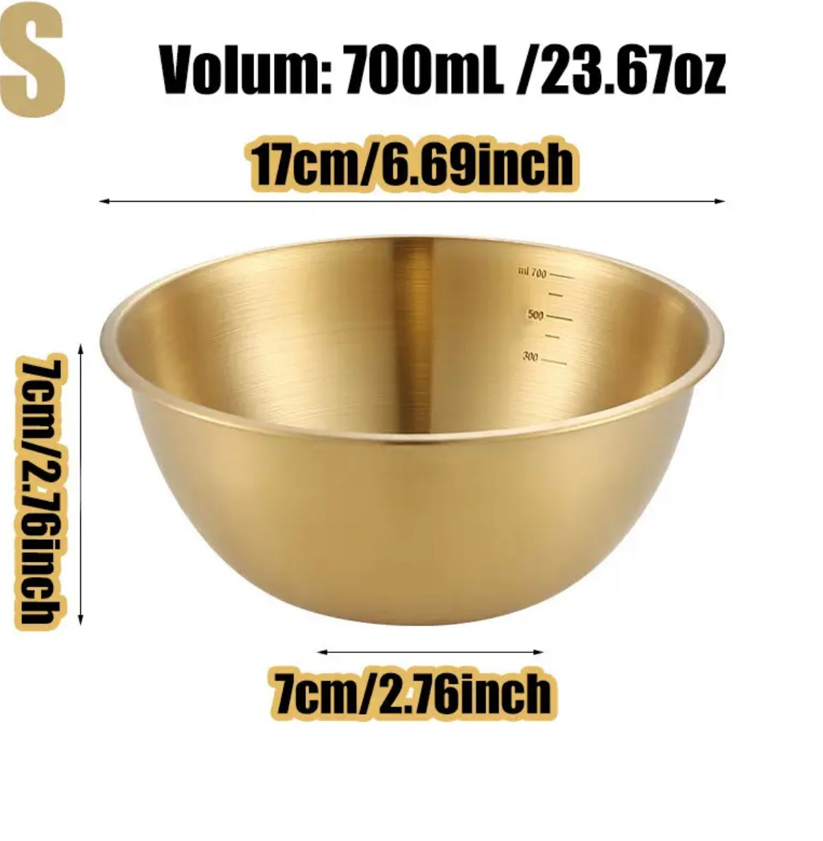 Set of 3 kitchen bowls set
