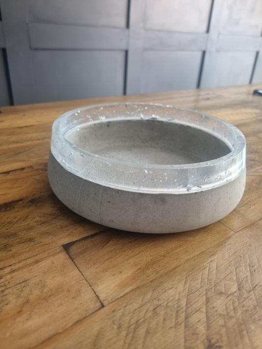 Concrete and Resin centrepiece bowl