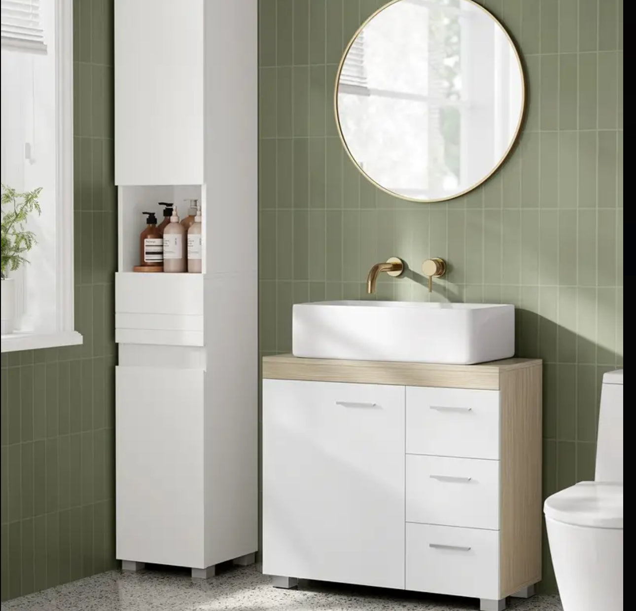 Undersink storage cupboard