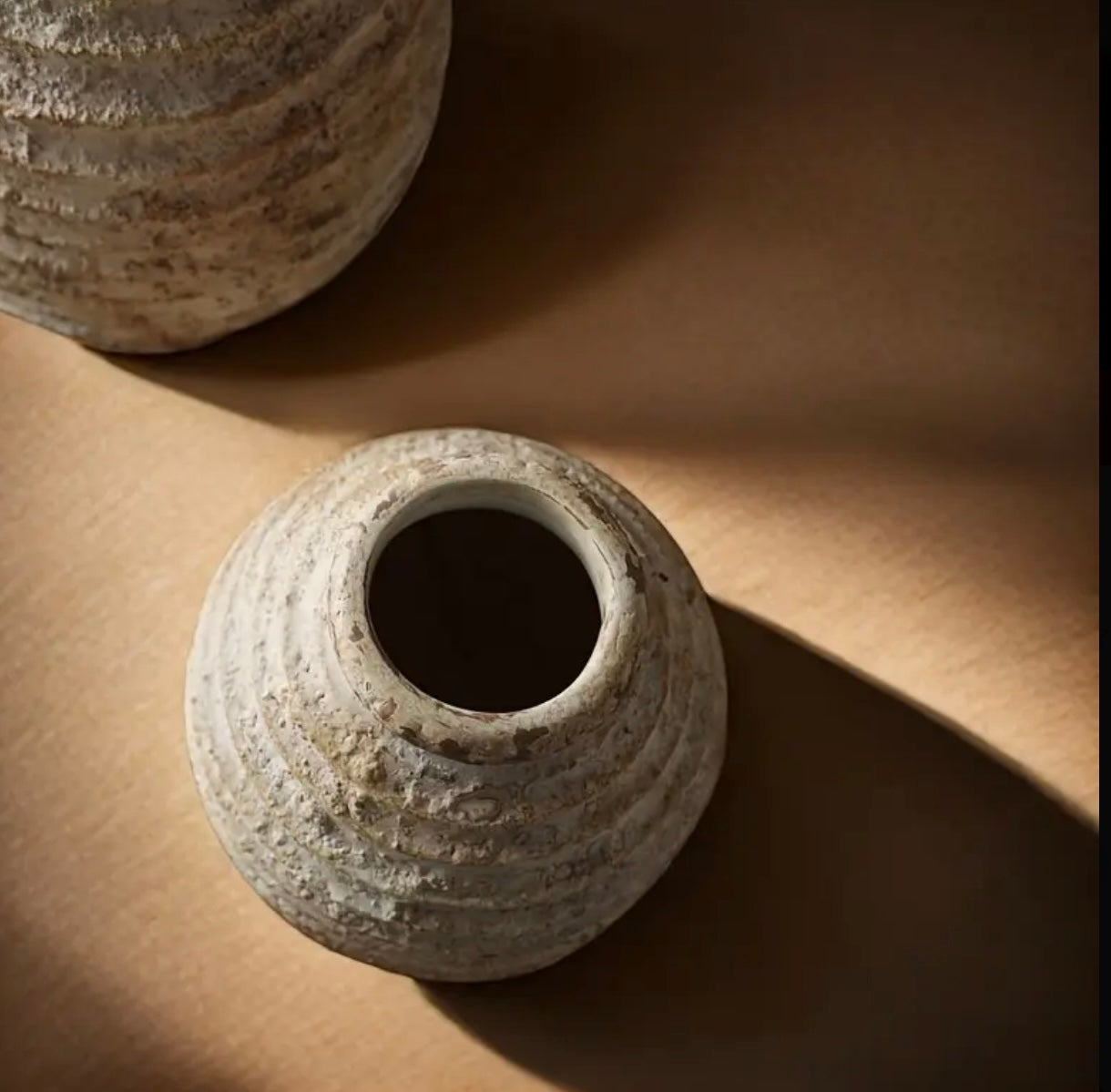 Small rustic ceramic vase