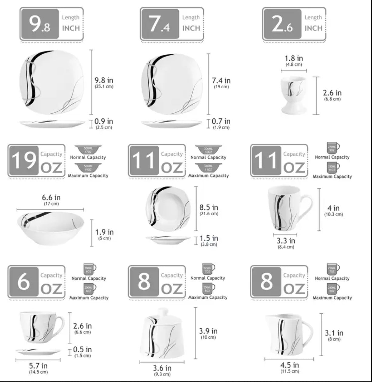 Premium 100-Piece Elegant Porcelain Dinnerware Set - Exceptional Quality & Value for Every Occasion