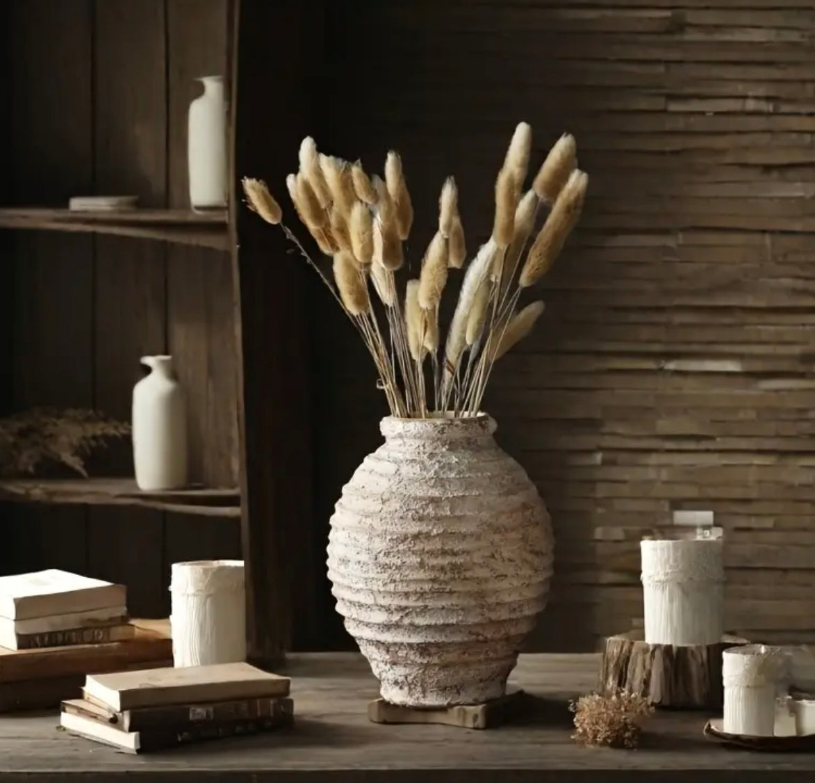 Small rustic ceramic vase