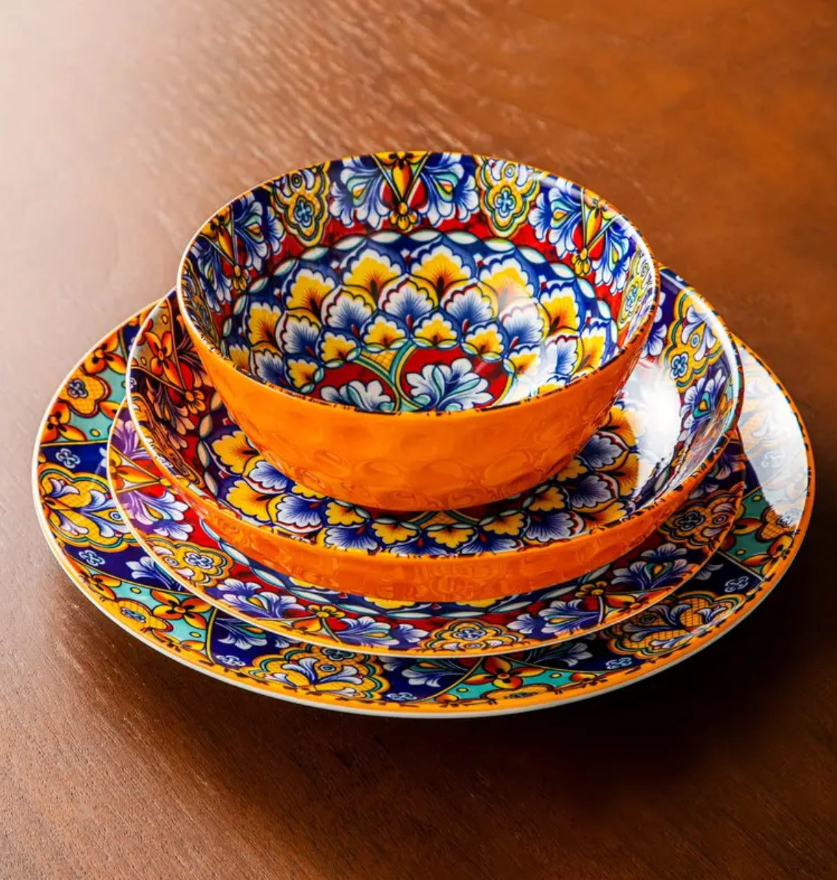 Colourful tableware set - Bohemian Tableware Set