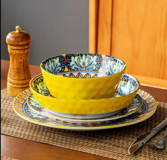 Colourful tableware set - Bohemian Tableware Set