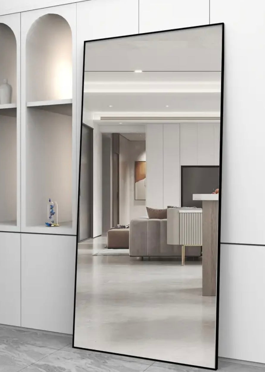 Full length freestanding mirror